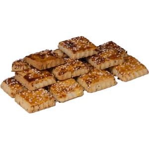 Susamlı Kare Kurabiye